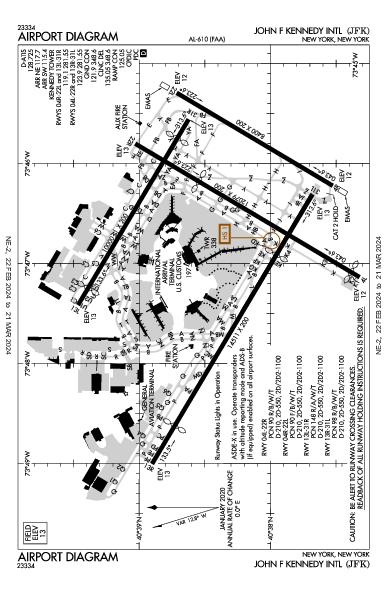 John F Kennedy Intl Airport (New York, NY): KJFK Airport Diagram